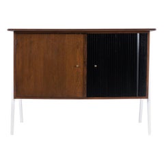 Danish Mid Century Modern Lacquered Cabinet