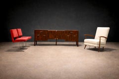 Crédence moderne du milieu du siècle dernier en bois dur brésilien de Jorge Zalszupin, 1960