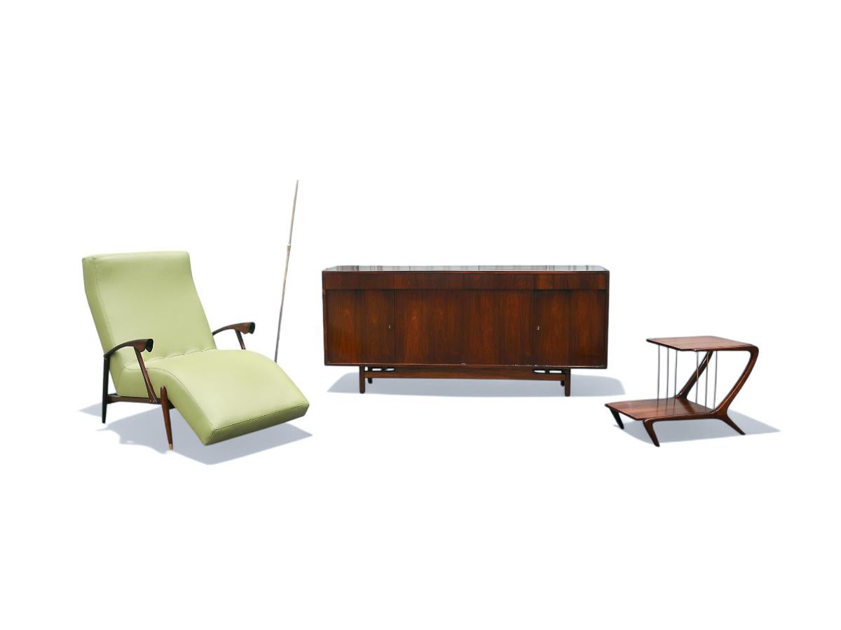 Mid Century Modern Credenza in Hardwood by Sergio Rodrigues, 1960’s For Sale 5