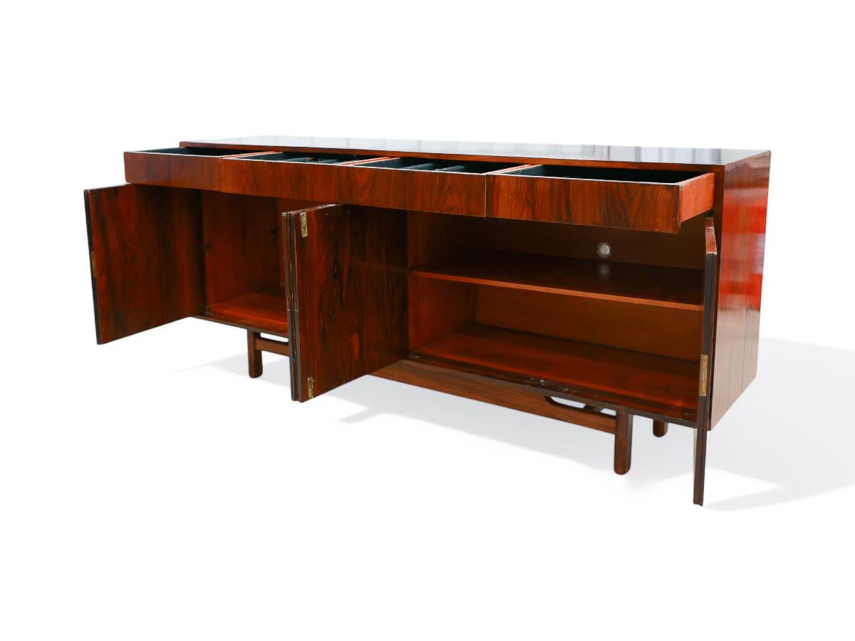 Brazilian Mid Century Modern Credenza in Hardwood by Sergio Rodrigues, 1960’s For Sale