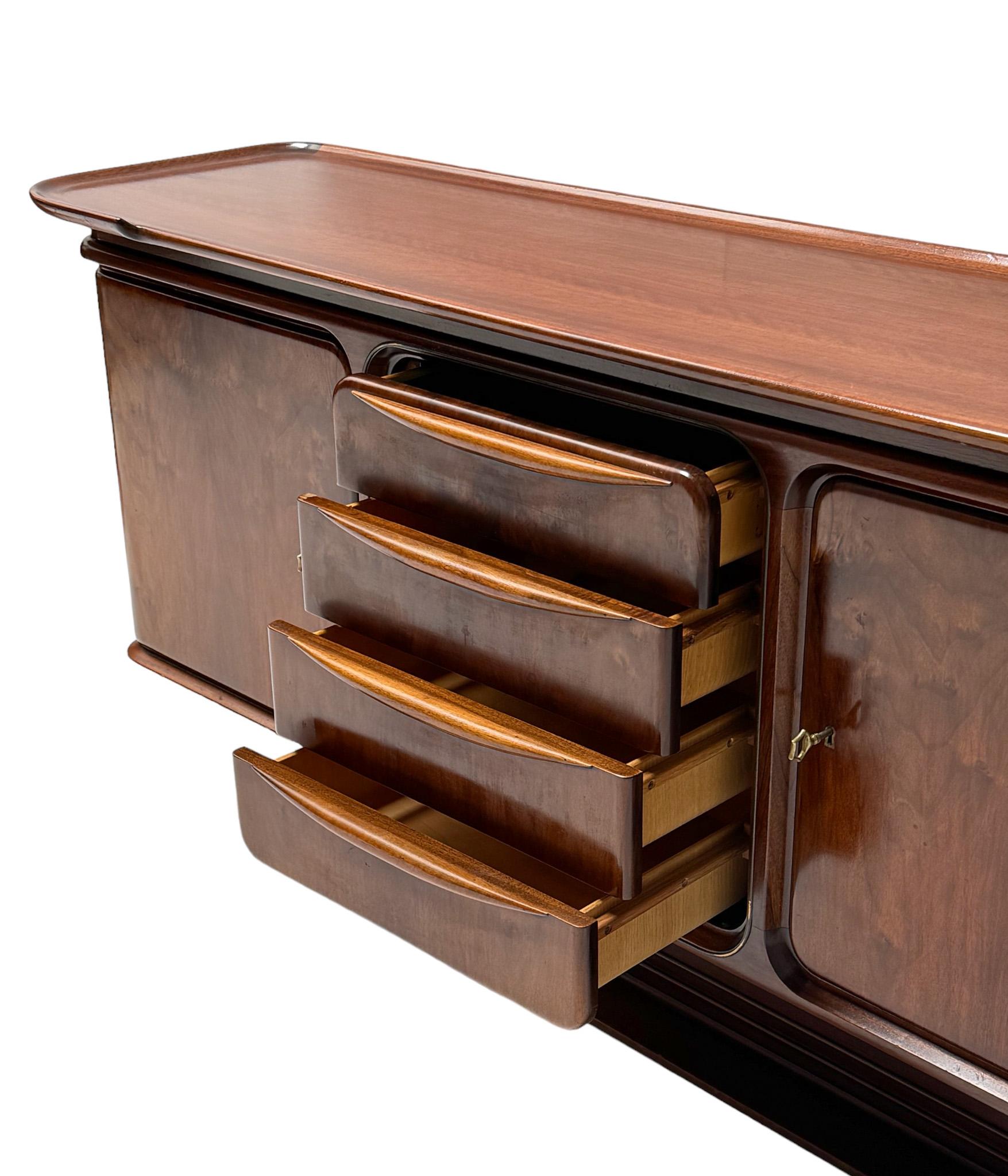 Moderne Anrichte oder Sideboard aus der Mitte des Jahrhunderts von A.A. Patijn für Zijlstra, 1950er Jahre im Angebot 2