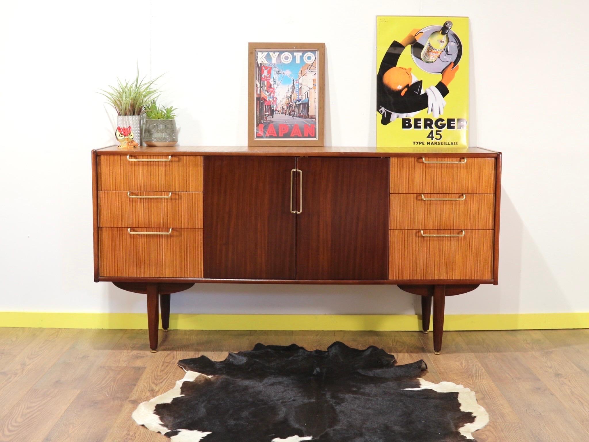 Mid-Century Modern Credenza Sideboard by Beautility 1