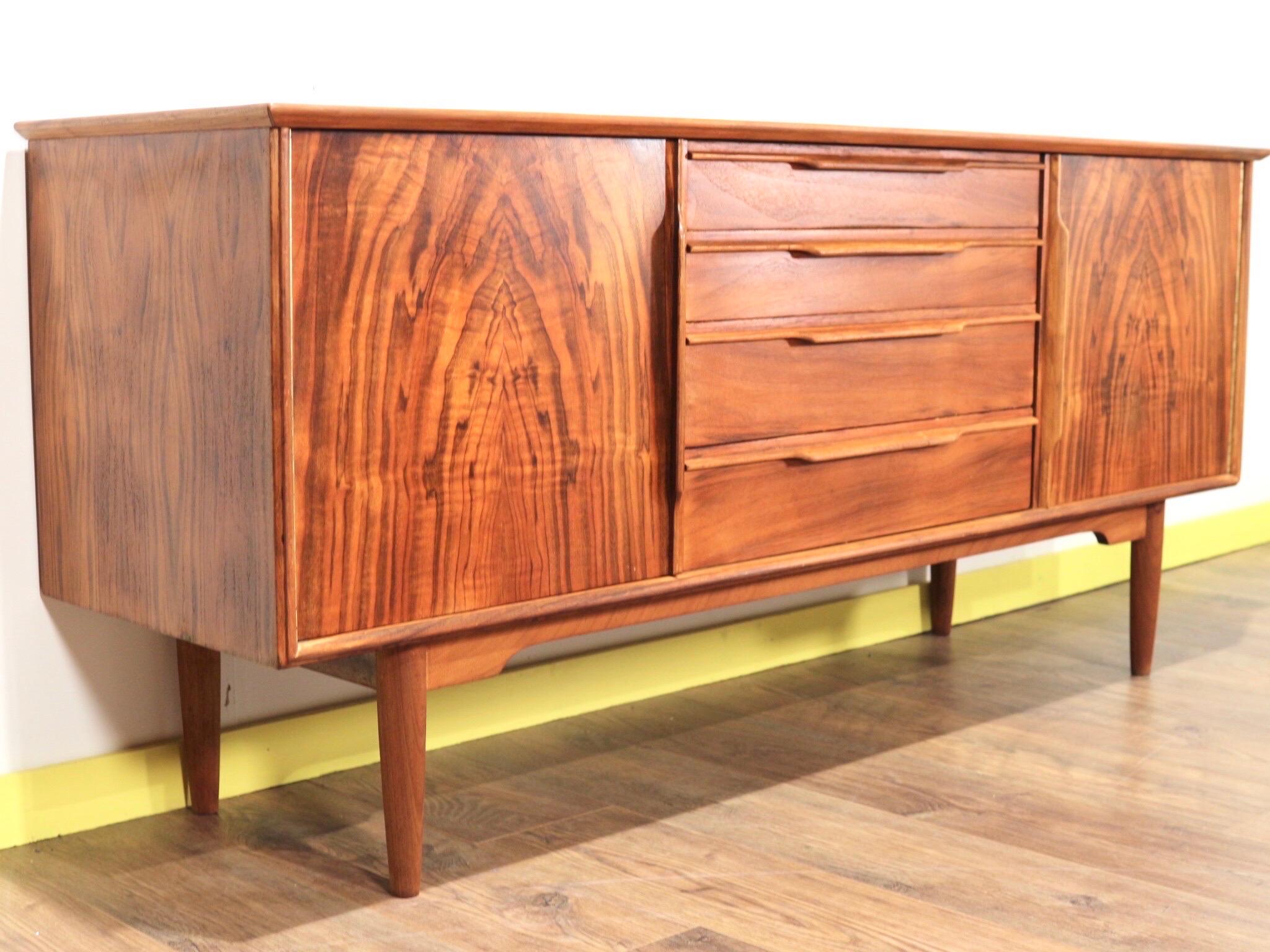 Mid-Century Modern Credenza Sideboard by Morris of Glasgowof Scotland In Good Condition In Los Angeles, CA