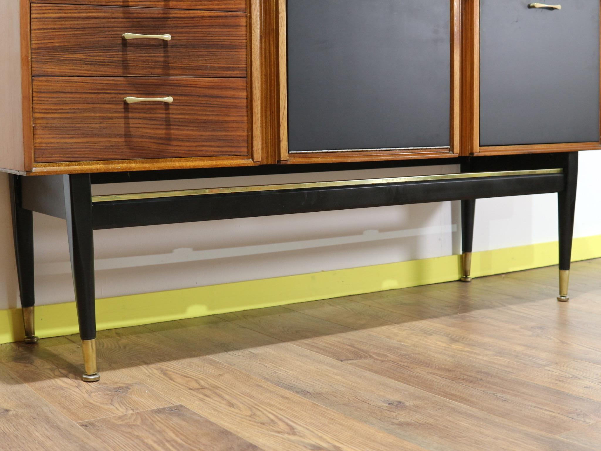 Mid-Century Modern Credenza Sideboard by Stonehill 5