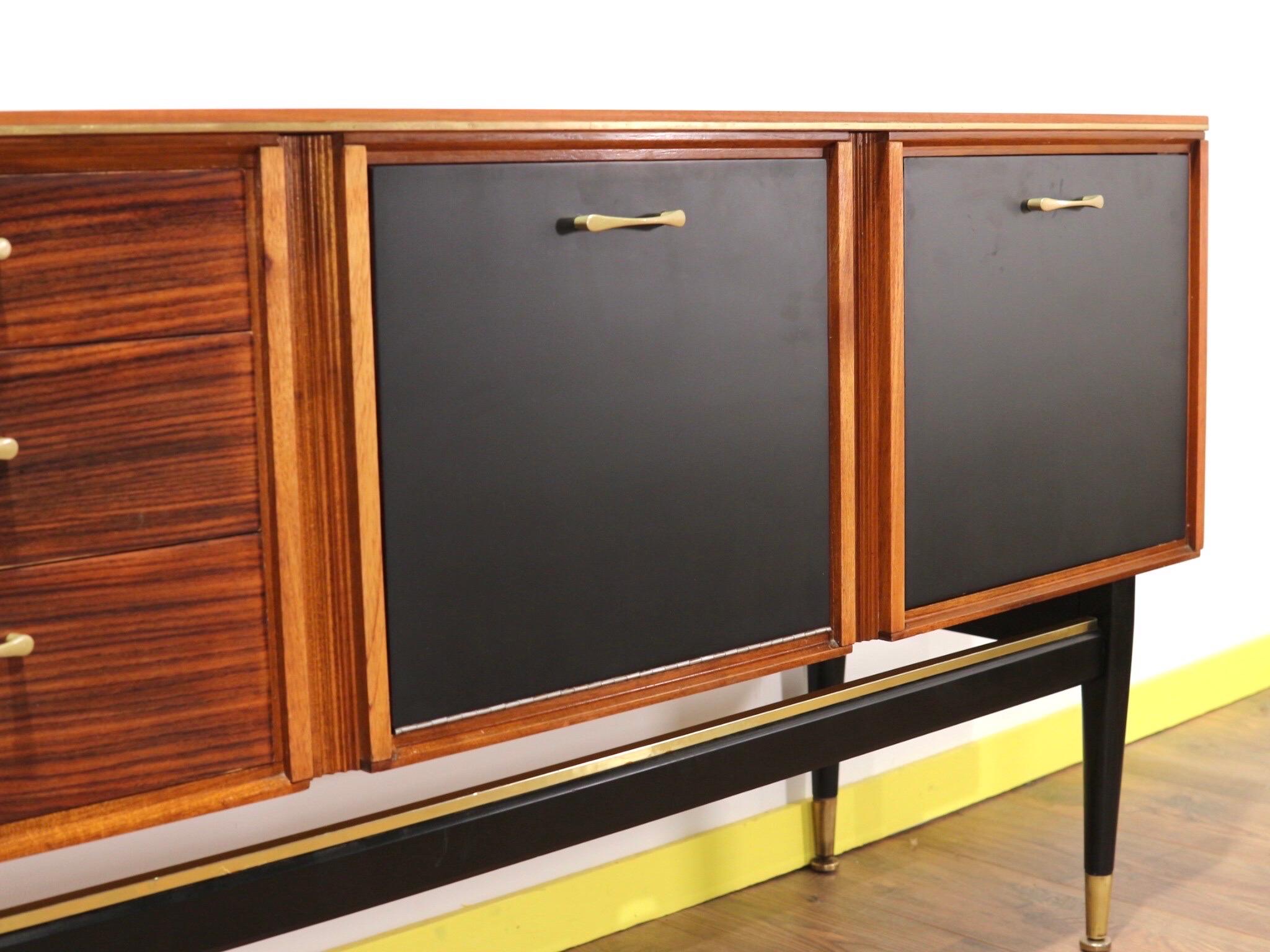 Mid-Century Modern Credenza Sideboard by Stonehill 8