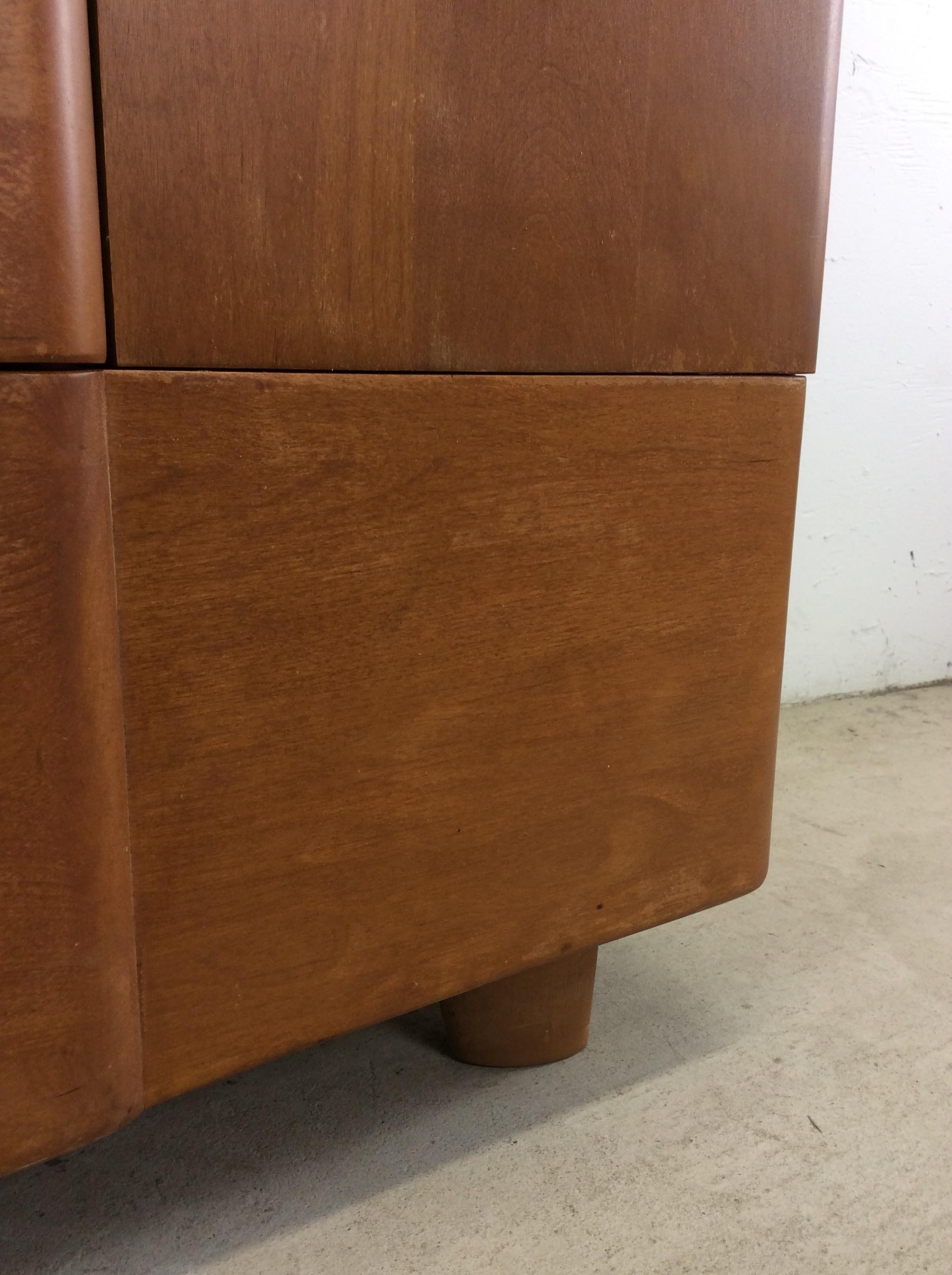 Mid Century Modern Credenza with Drawers & Cabinets by Heywood Wakefield im Angebot 6