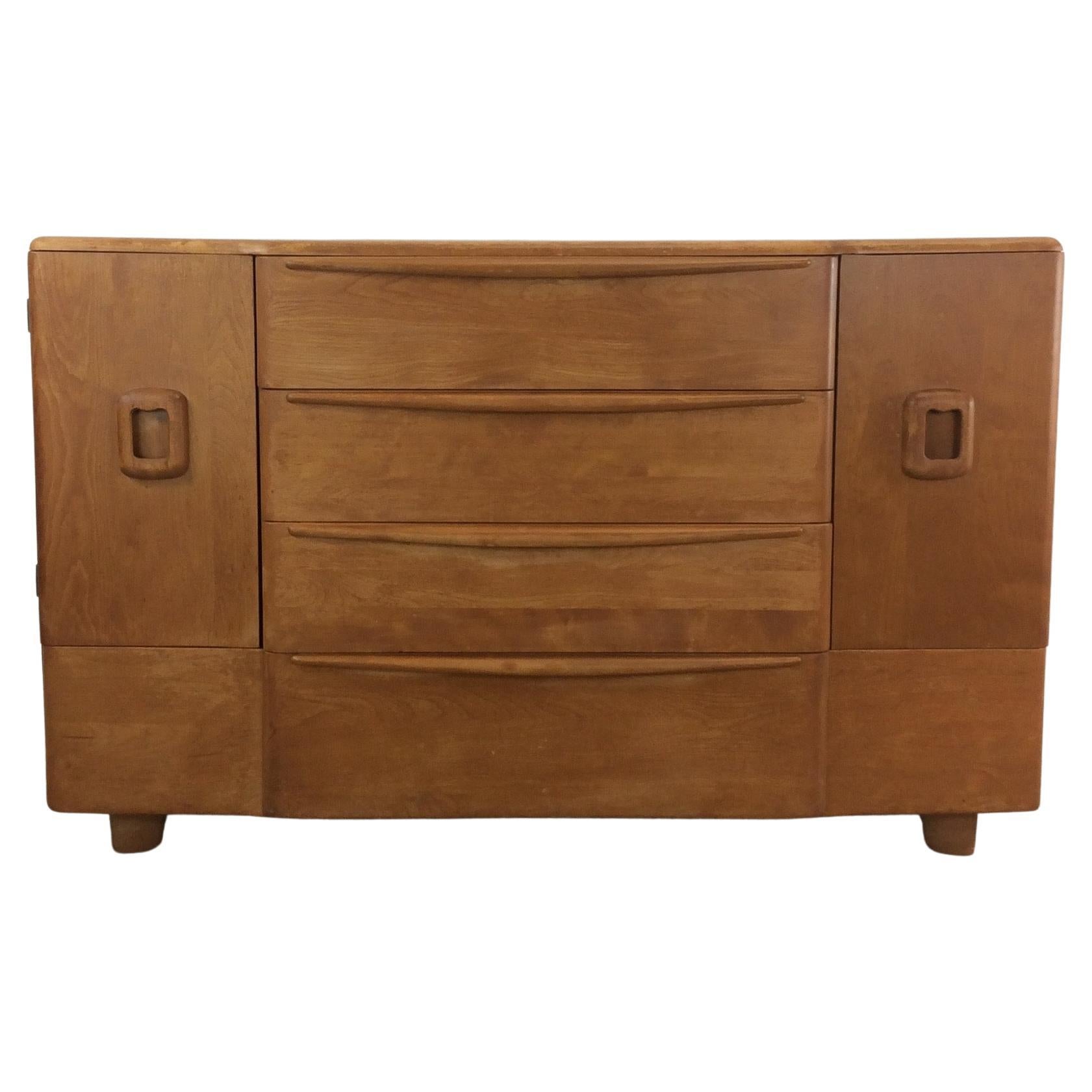 Mid Century Modern Credenza with Drawers & Cabinets by Heywood Wakefield