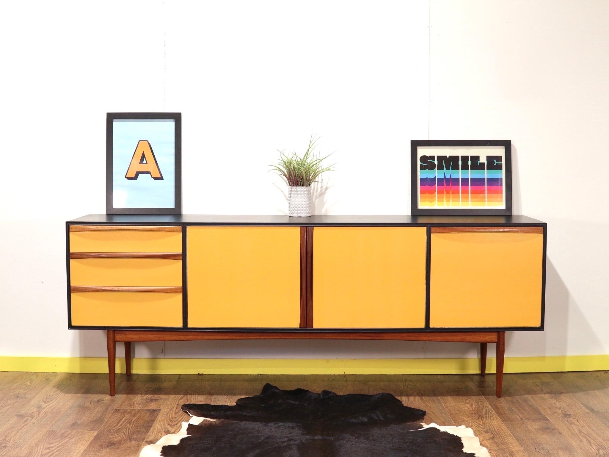 Mid-Century Modern Crednzaby A.H.Mcintosh in Yellow 5