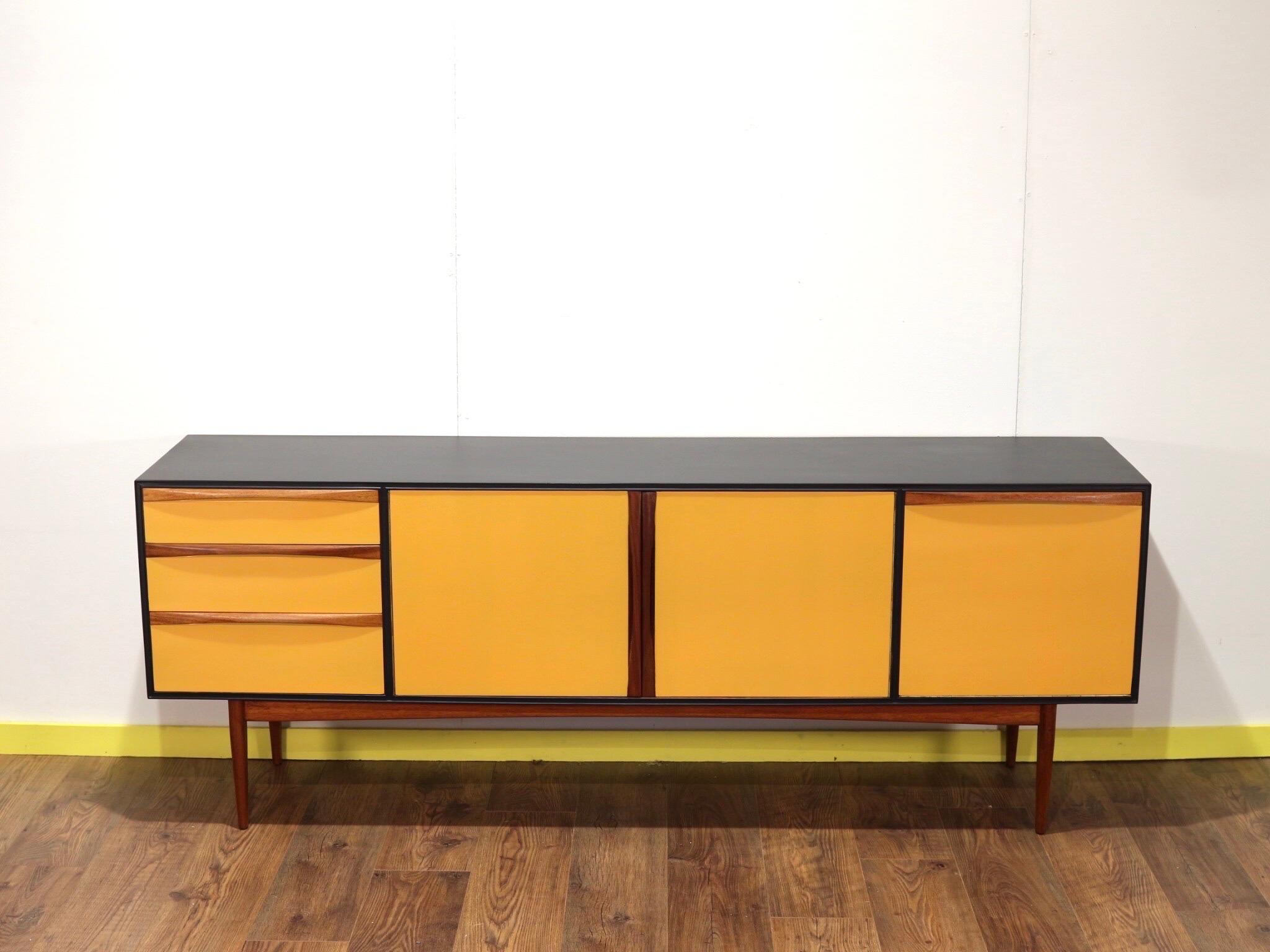 Mid-Century Modern Crednzaby A.H.Mcintosh in Yellow In Good Condition In Los Angeles, CA