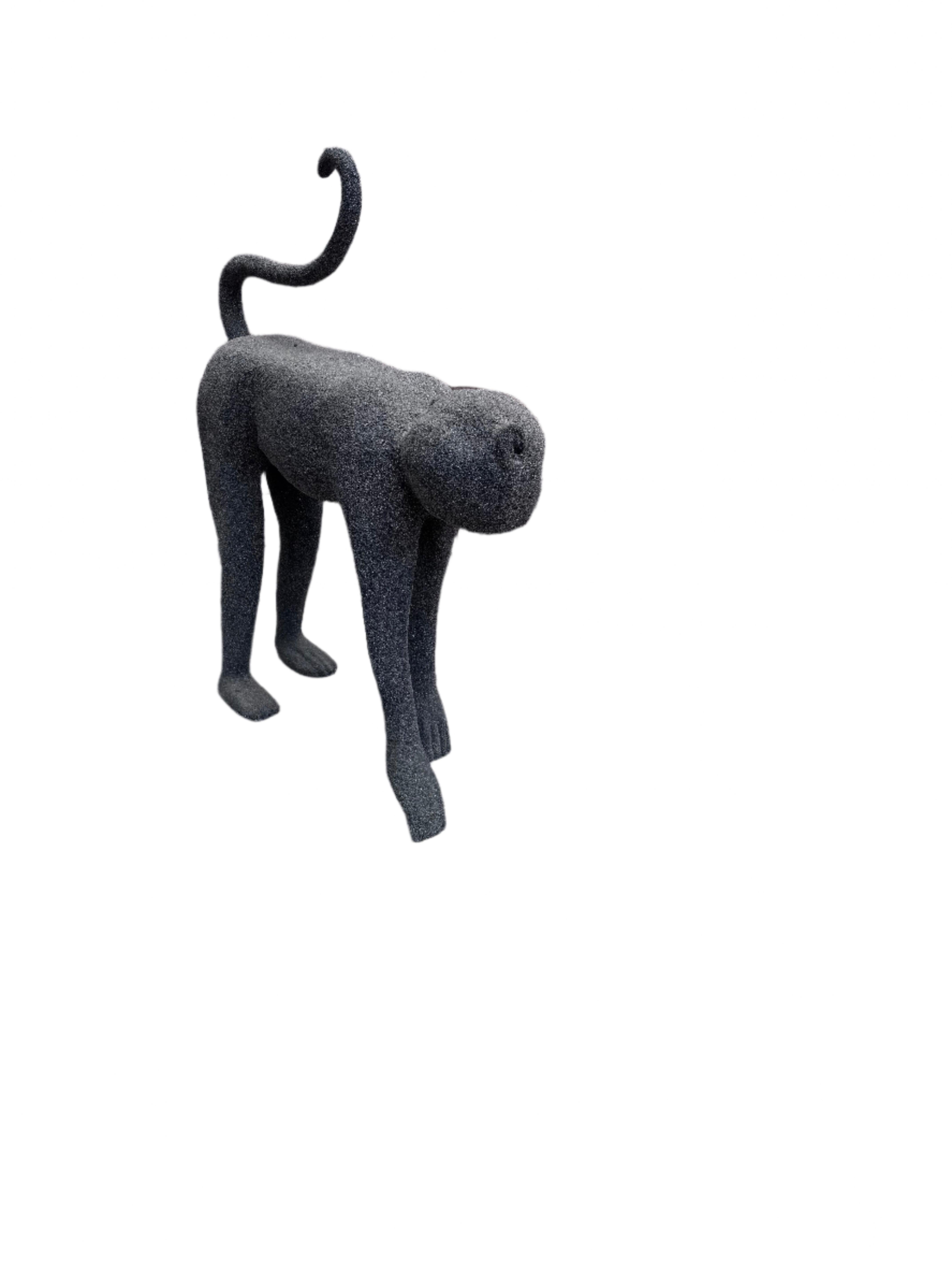 Sculpture moderne du milieu du siècle en forme de singe accroupi Bon état - En vente à Chicago, IL