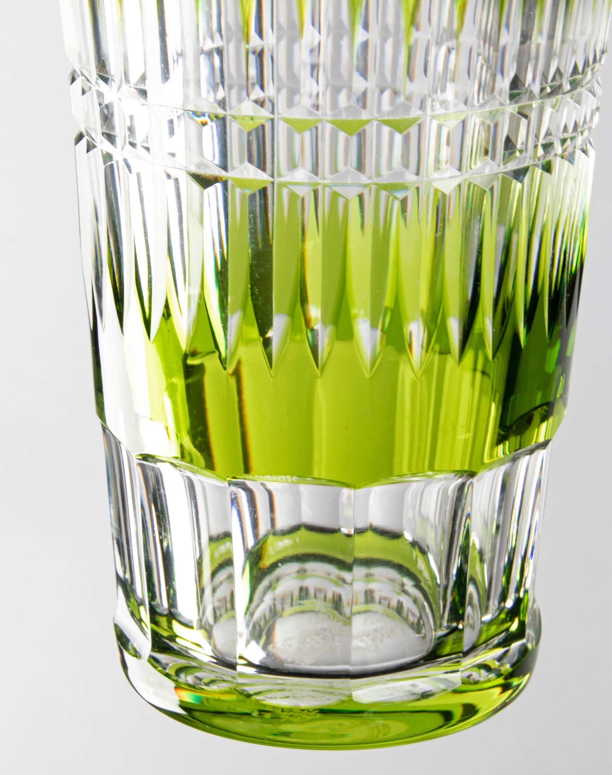 Mid-Century Modern Crystal Cocktail Shaker by Val Saint Lambert 8