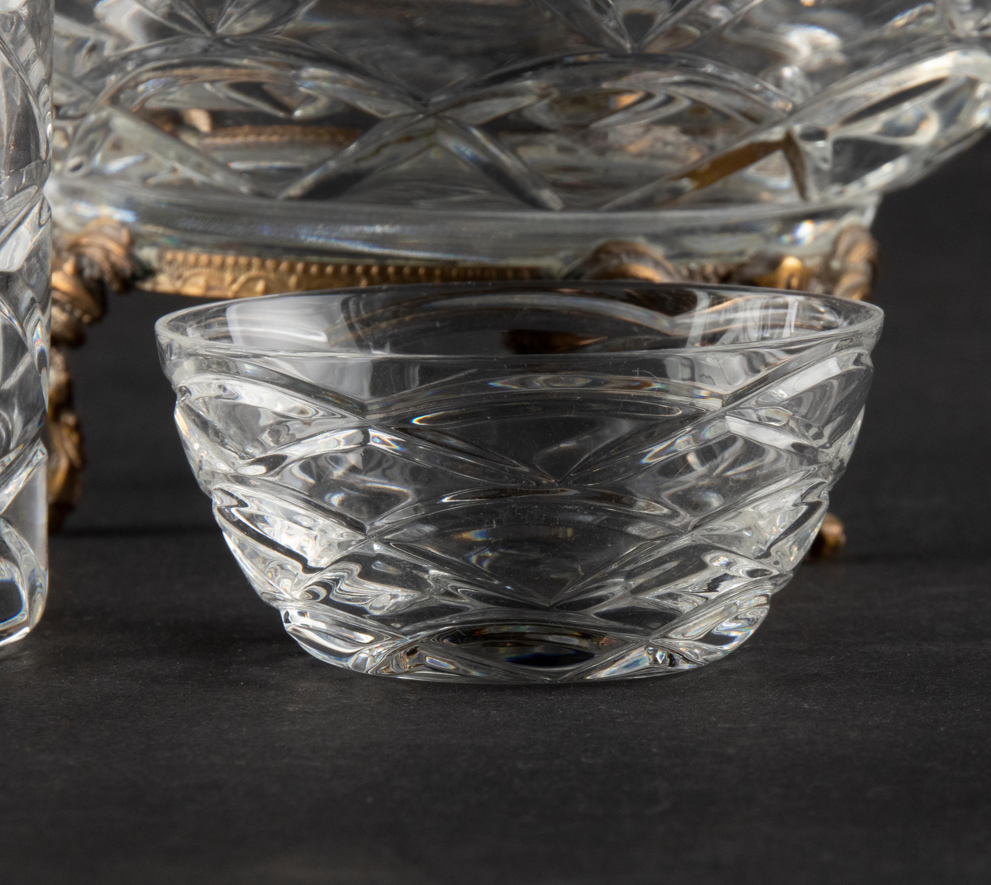 Mid-Century Modern Crystal Egg for Caviar and Vodka Made by Fabergé 9