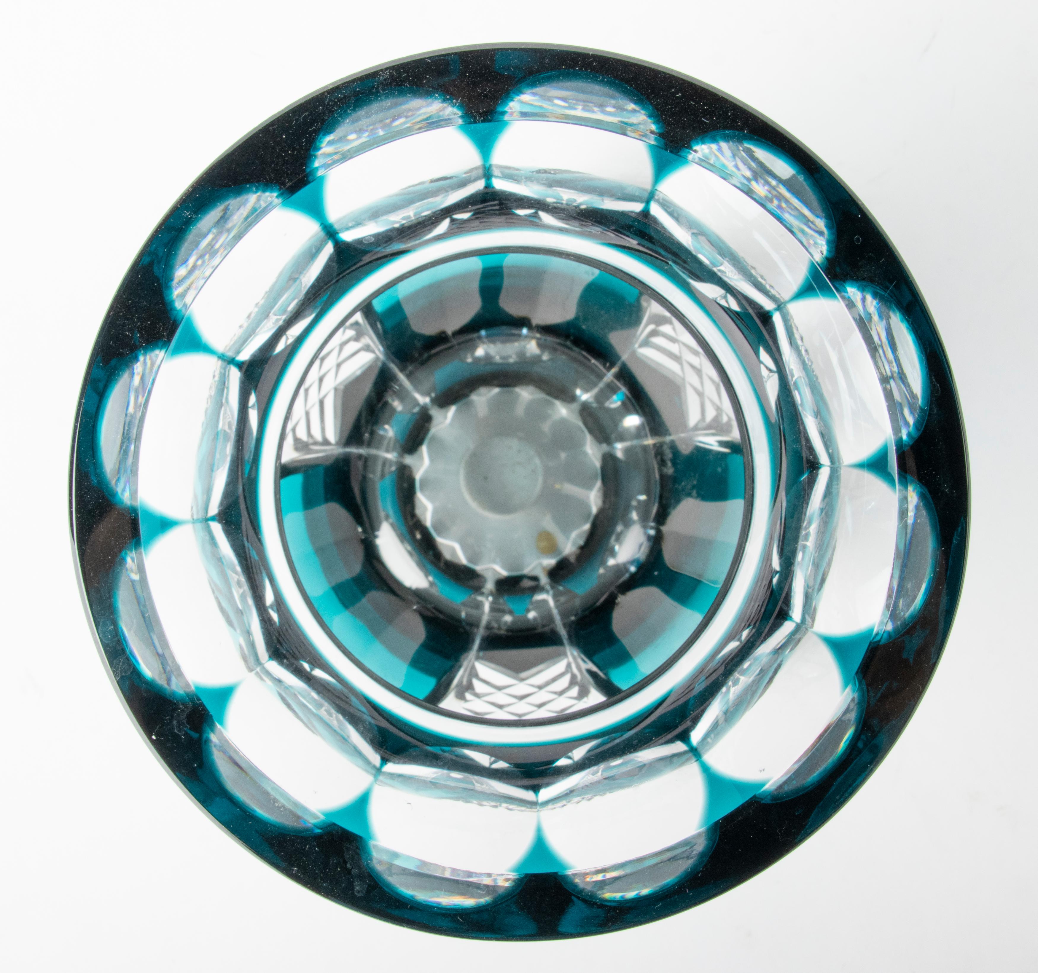 Mid-Century Modern Crystal Vase by Val Saint Lambert 5