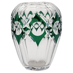 Mid-Century Modern Crystal Vase by Val Saint Lambert