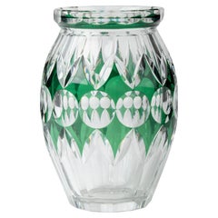 Mid-Century Modern Crystal Vase by Val Saint Lambert