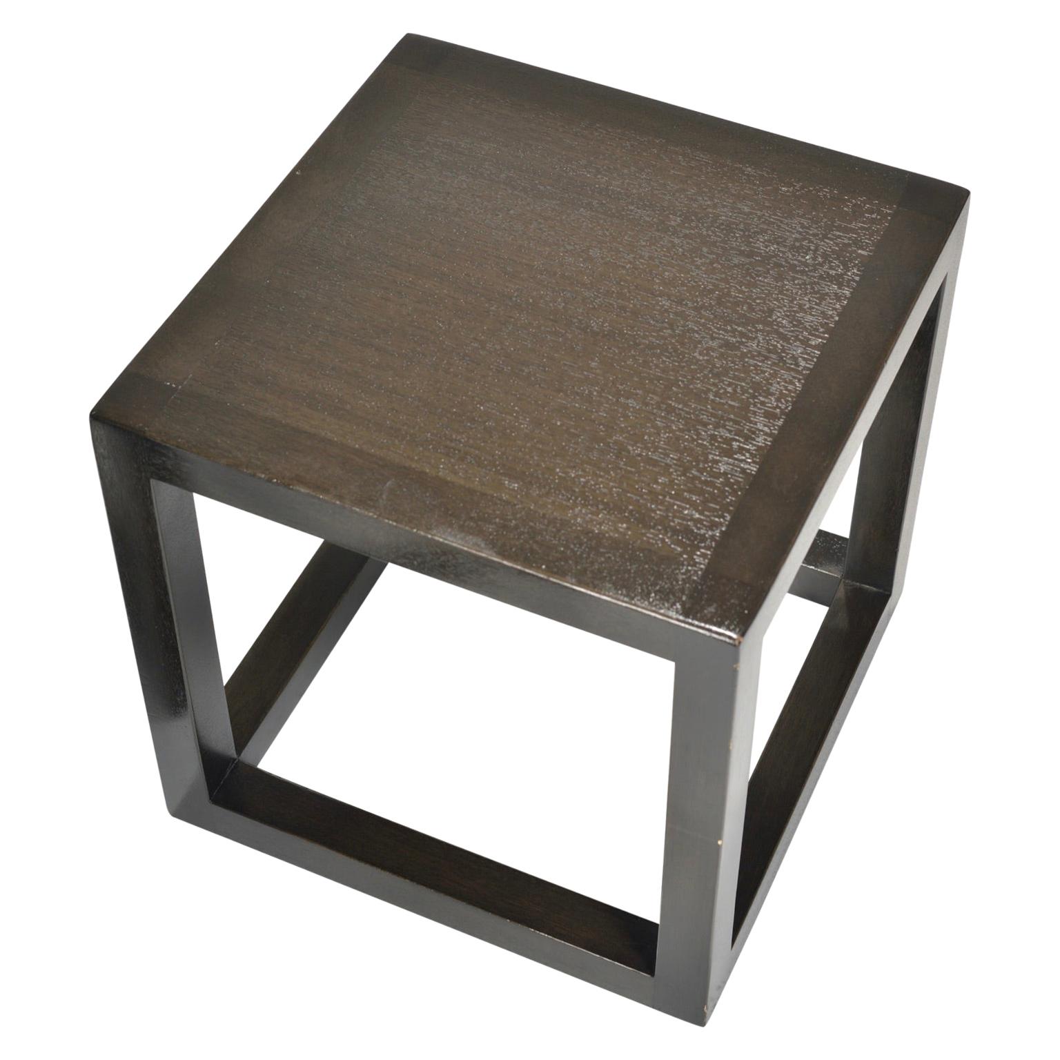 Mid-Century Modern Cube End Tables by Dunbar