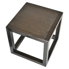 Retro Mid-Century Modern Cube End Tables by Dunbar