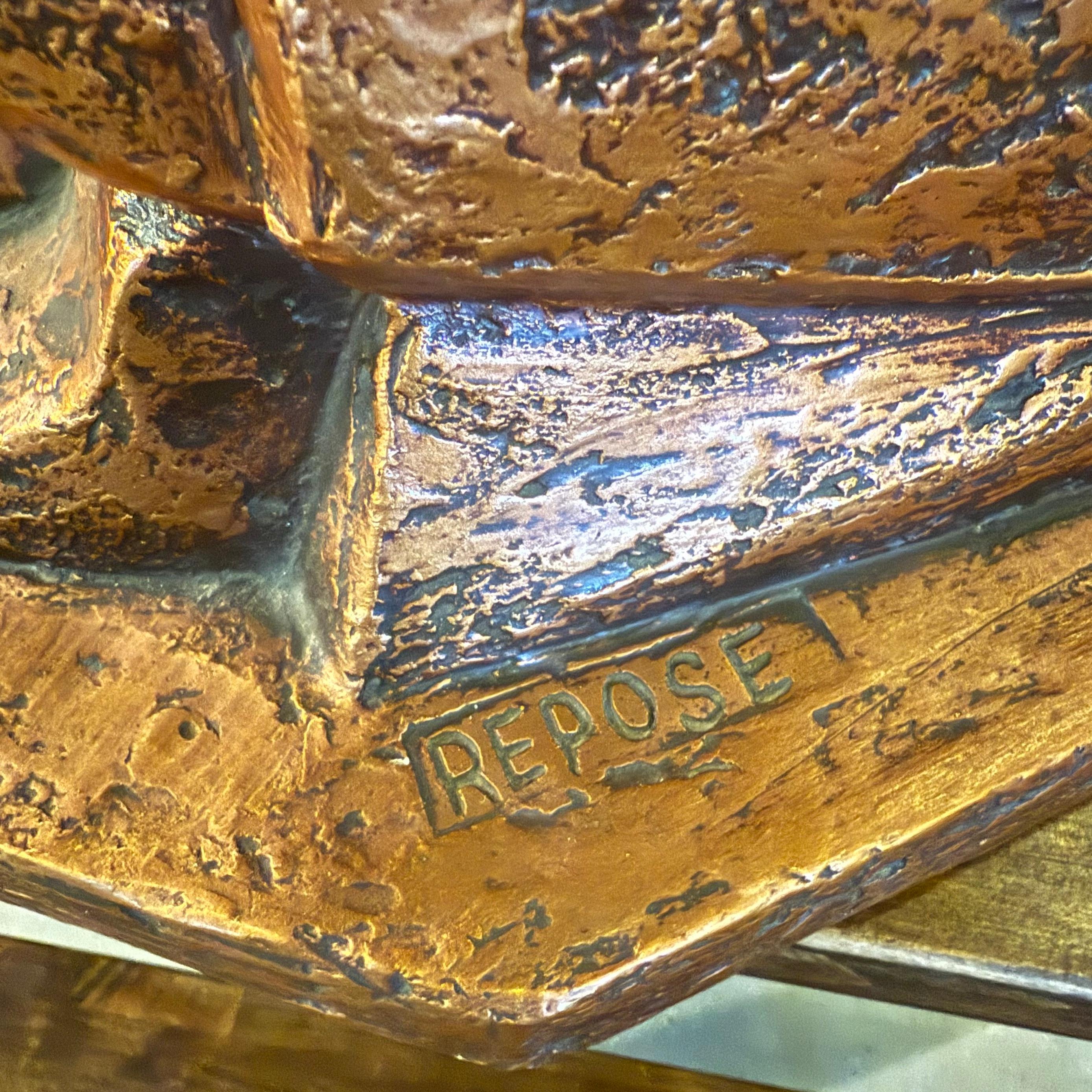 Mid-Century Modern Cubist Brutalist 