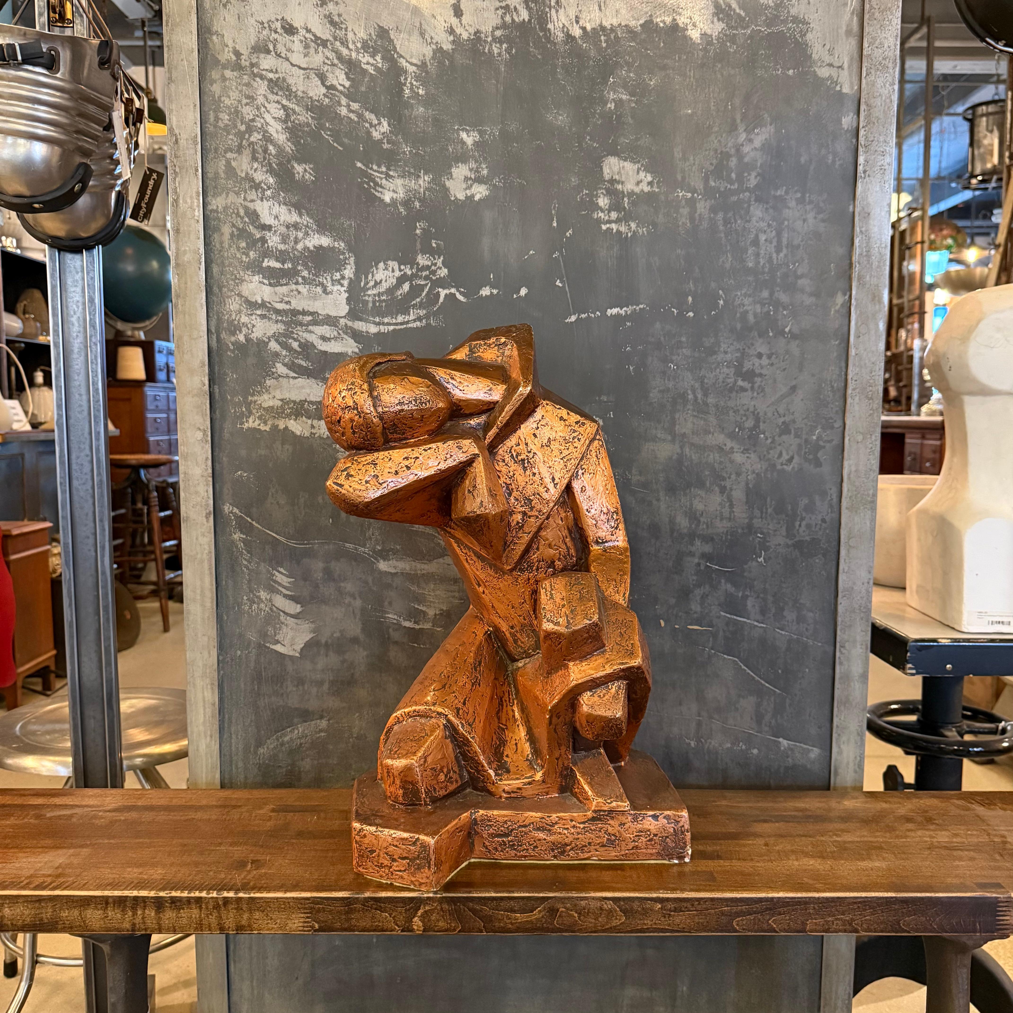 Mid-Century Modern Cubist Brutalist 