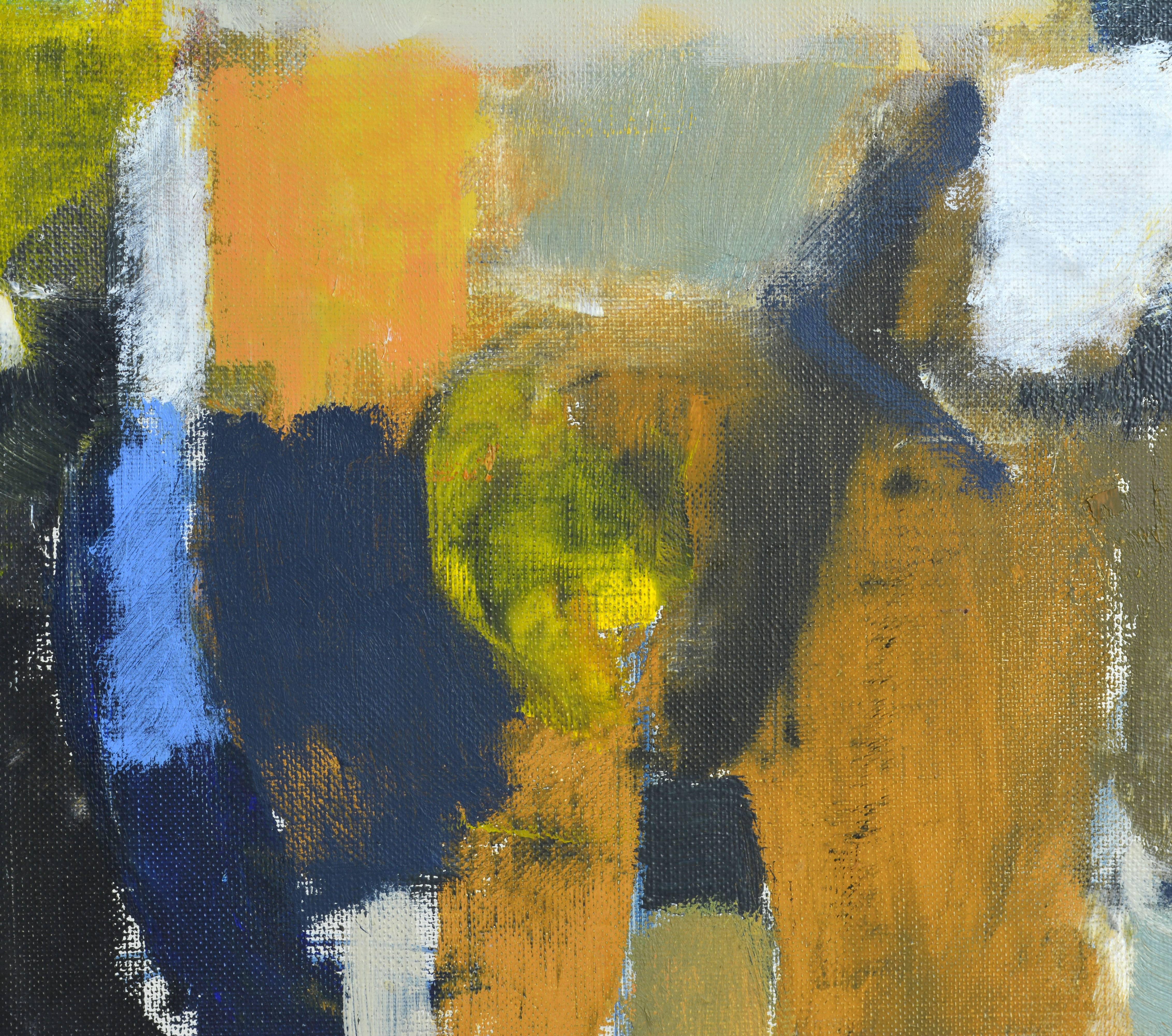 Swedish Mid-Century Modern Cubist Style Still Life Original Oil by Stig Wernheden