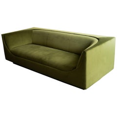 Mid-Century Modern "Cubo" Sofa by Brazilian Designer Jorge Zalszupin