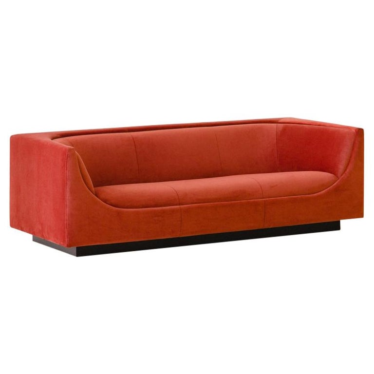 Mid-Century Modern "Cubo" Sofa by Brazilian Designer Jorge Zalszupin For Sale