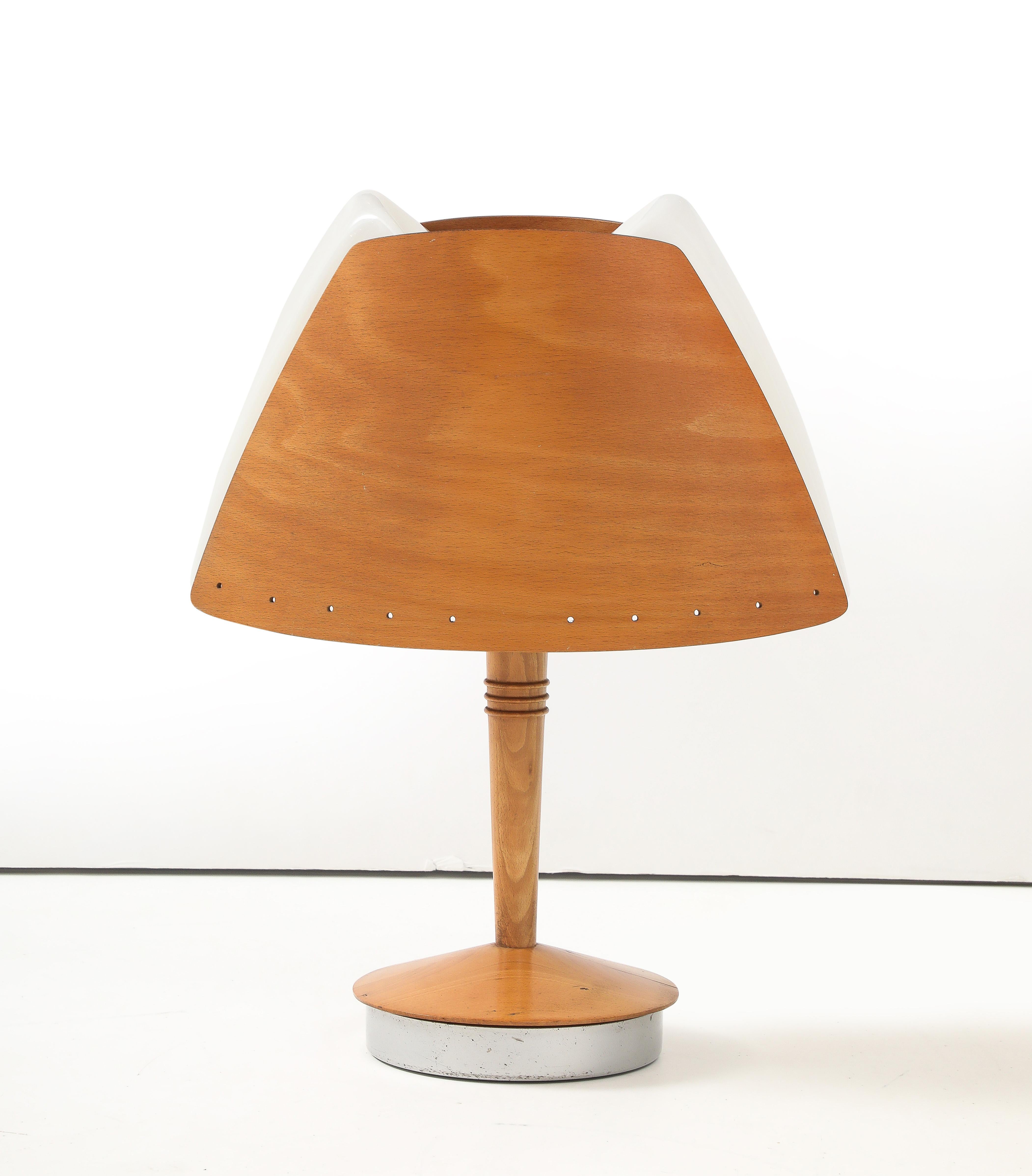 French Mid-Century Modern Culot Table Lamp by Soren Eriksen for Lucid, 1980s For Sale