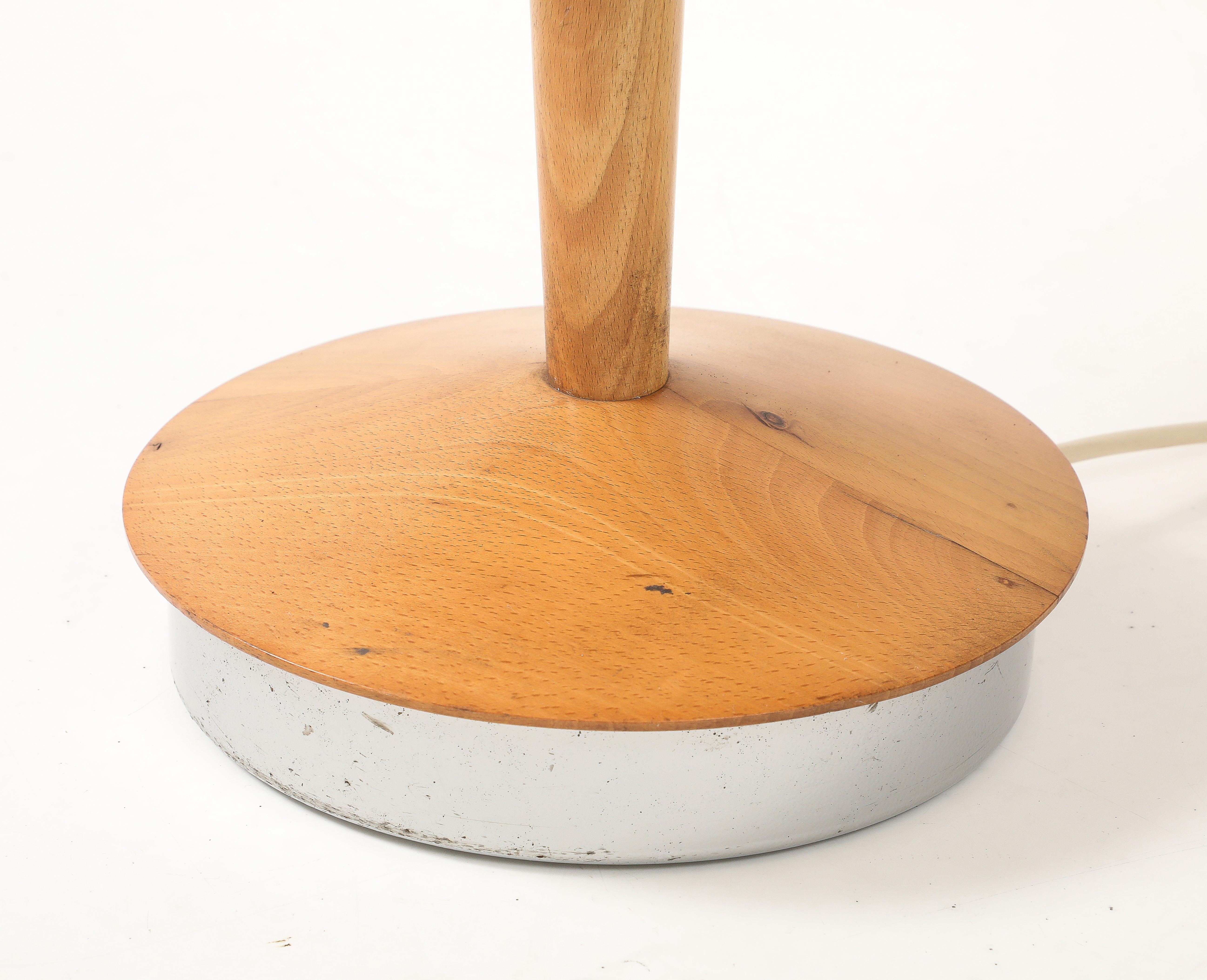 Woodwork Mid-Century Modern Culot Table Lamp by Soren Eriksen for Lucid, 1980s For Sale