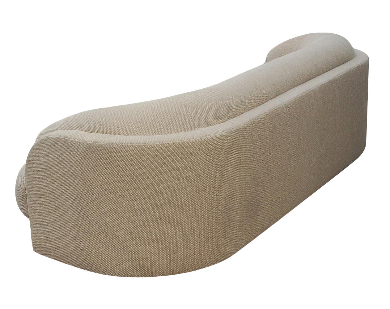 rounded back sofa