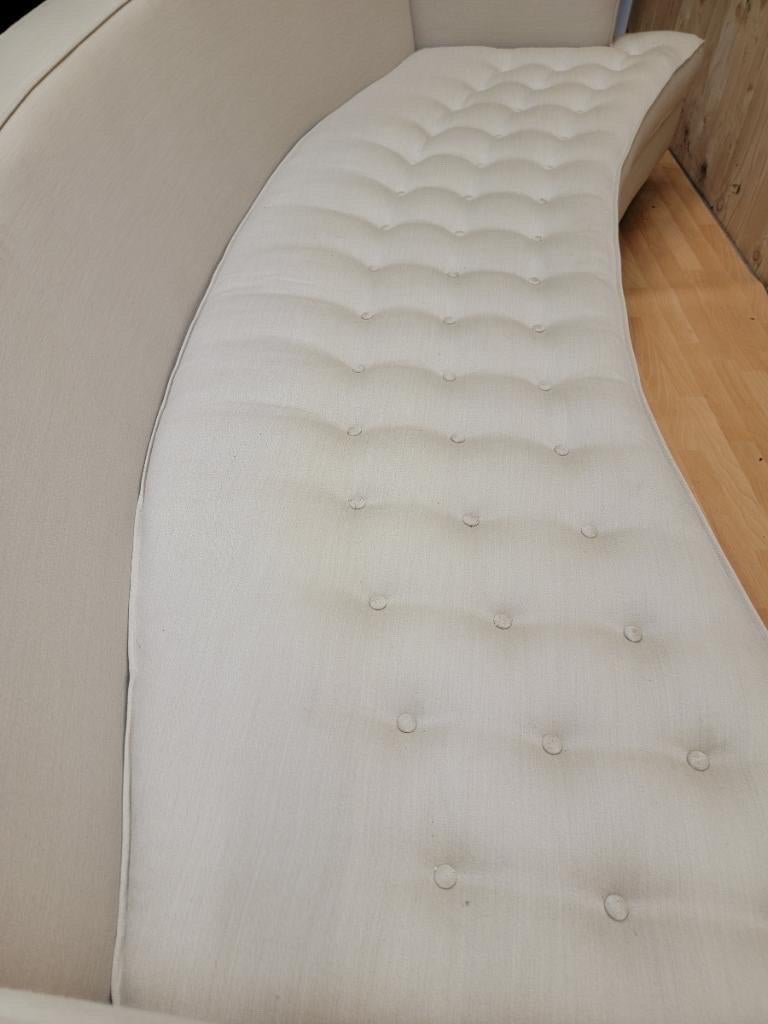 Mid-Century Modern Curved Palm Springs Sofa by Nancy Corzine 5