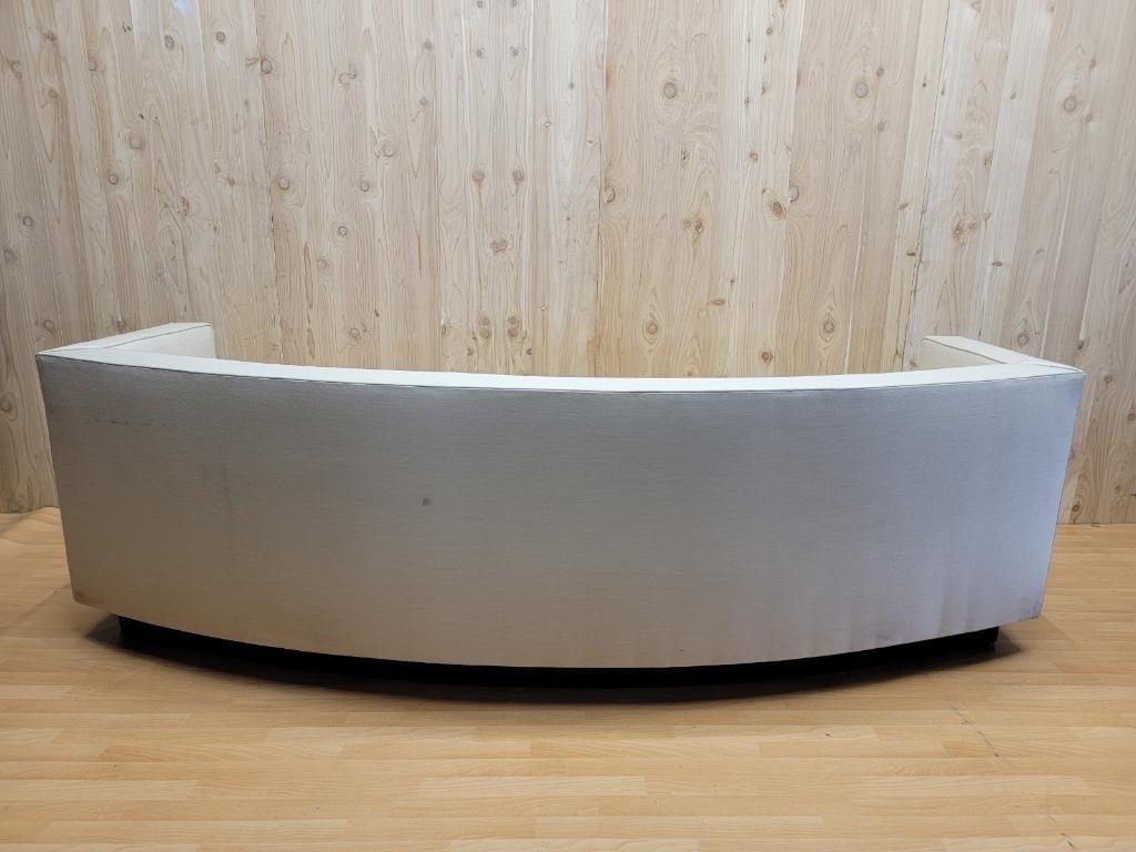 Mid-Century Modern Curved Palm Springs Sofa by Nancy Corzine 7