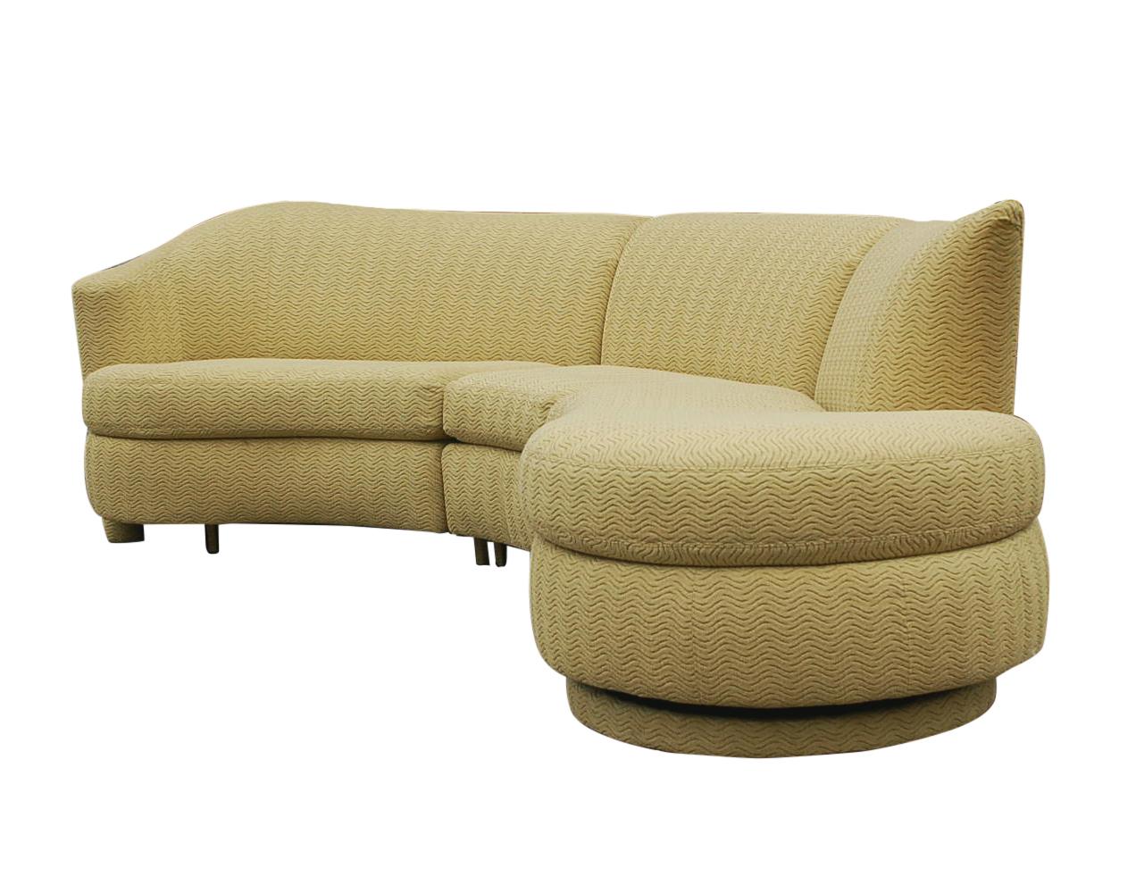 curved chaise sofa