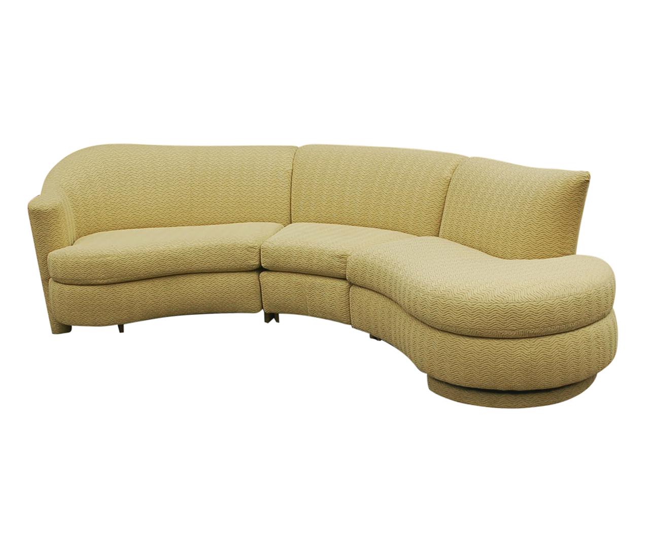 curved lounge sofa