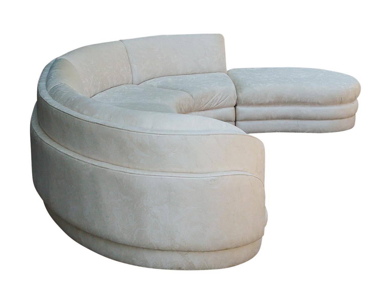 curved sectional sofa with chaise