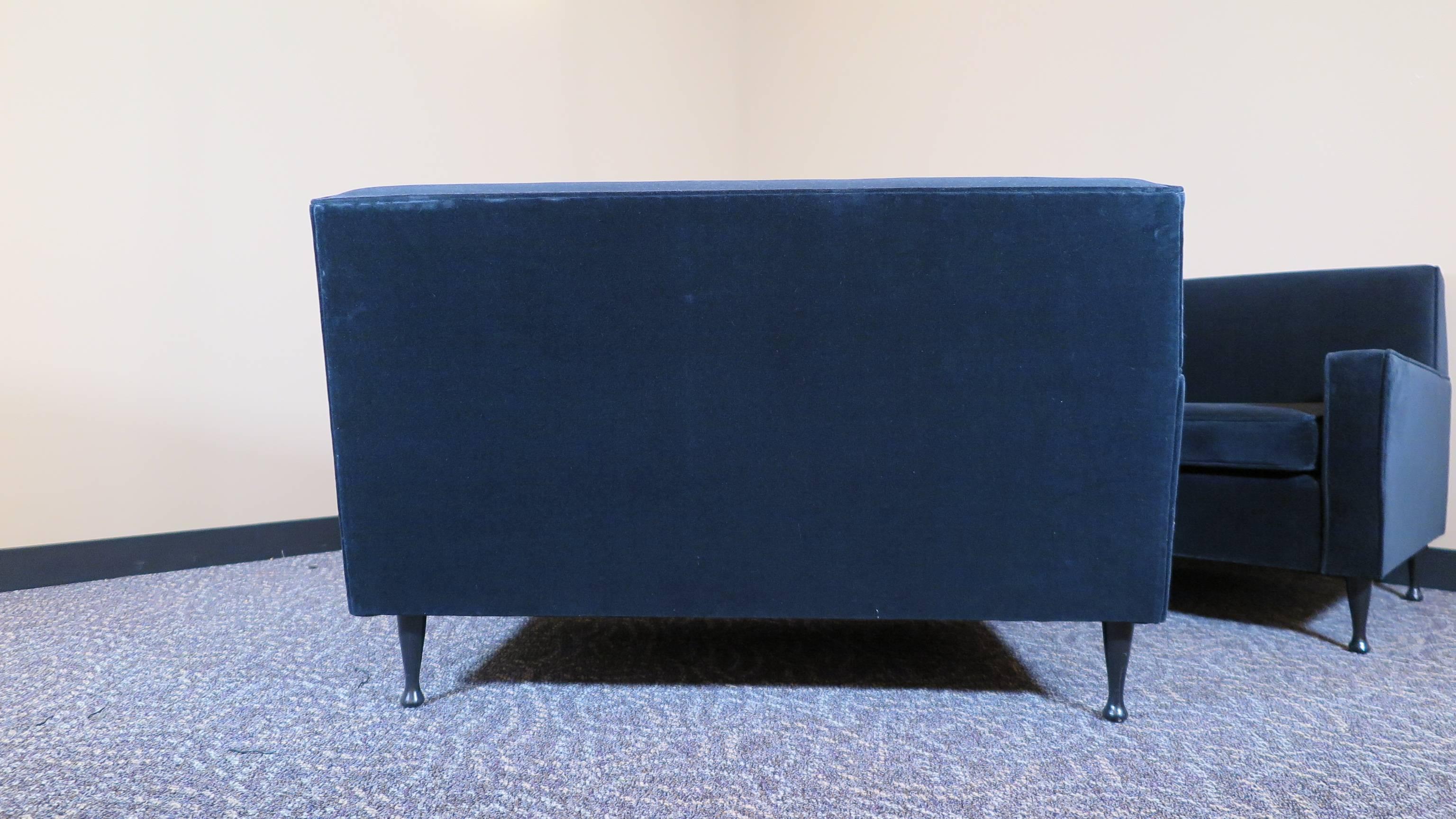 Mid-20th Century Mid-Century Modern Curved Sofa
