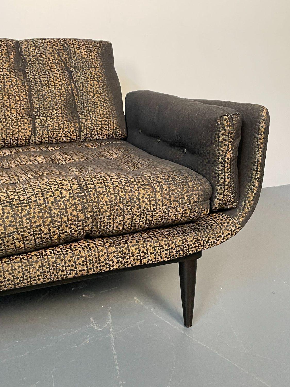 Modernes geschwungenes Sofa/Sessel aus der Mitte des Jahrhunderts, Adrian Pearsall-Stil, Dreisitzer im Angebot 2