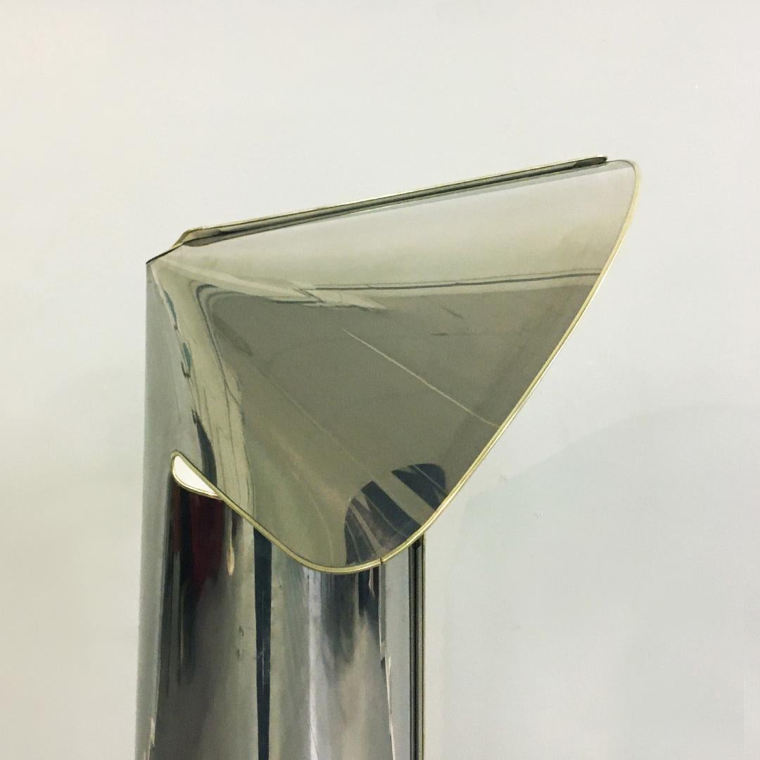 Mid-Century Modern Curved Steel Chiara Lamp by Mario Bellini for Flos, 1965 5