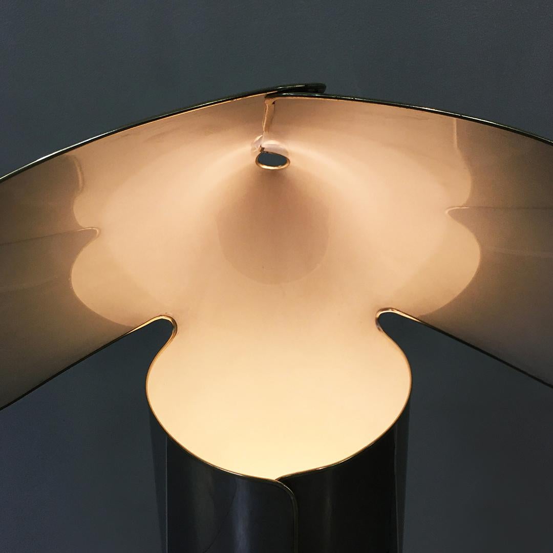 Mid-Century Modern Curved Steel Chiara Lamp by Mario Bellini for Flos, 1965 13