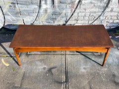 Mid-Century Modern Curved Woven Cane Bench by Baker