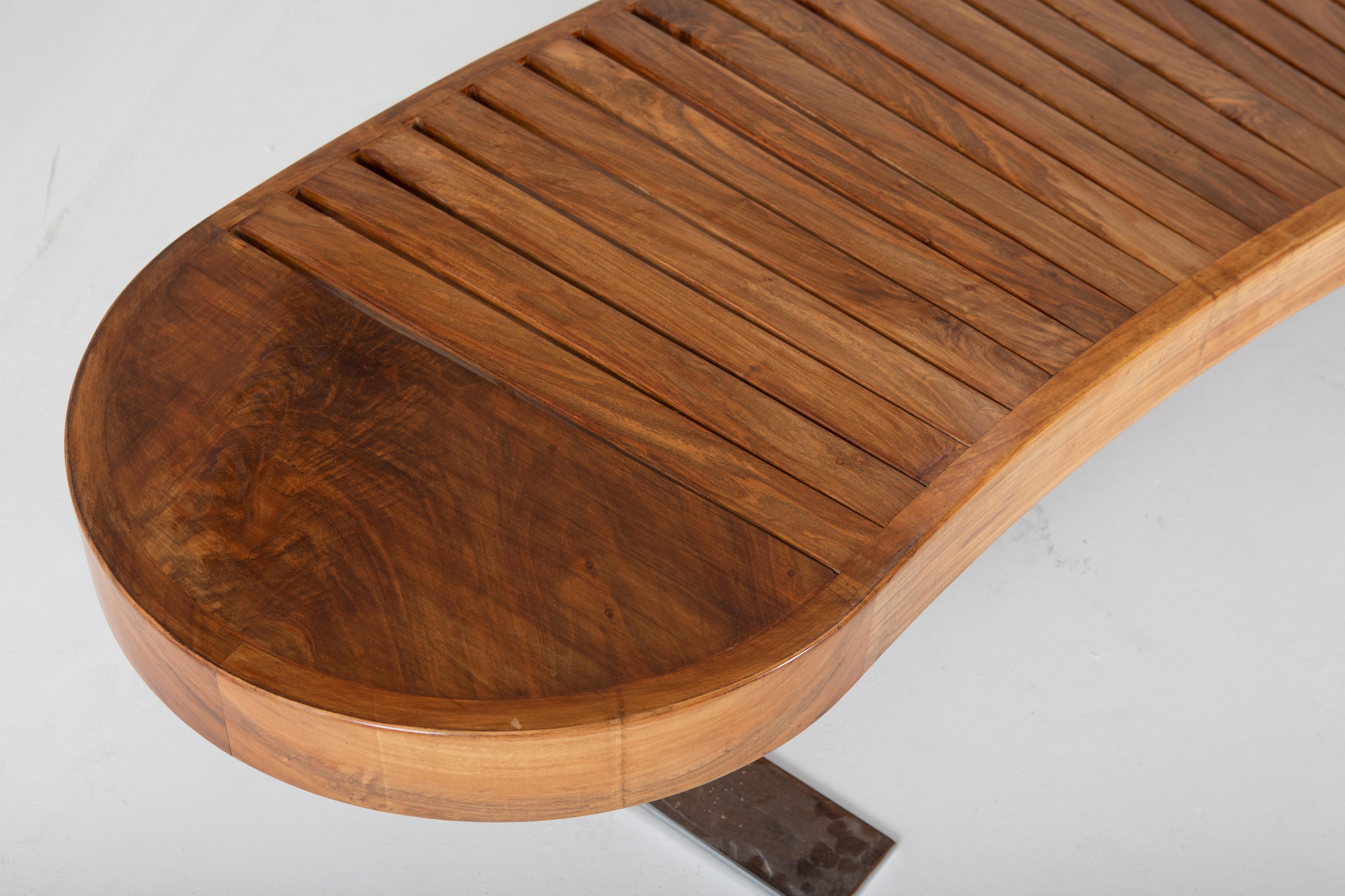 Mid-Century Modern CurvedBench by Carlo Hauner & Martin Eisler for Forma, 1960s For Sale 1