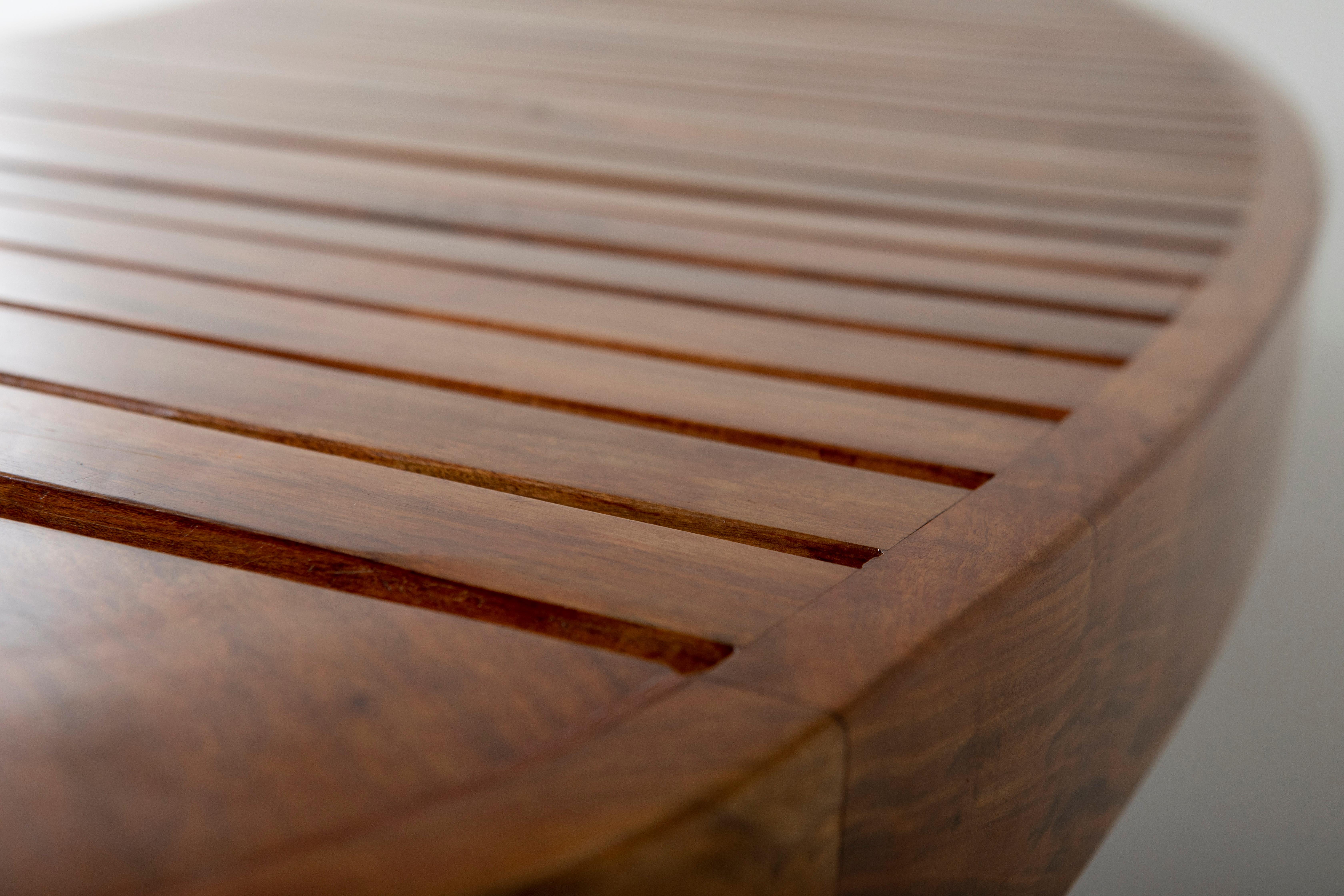 Mid-Century Modern CurvedBench by Carlo Hauner & Martin Eisler for Forma, 1960s For Sale 2