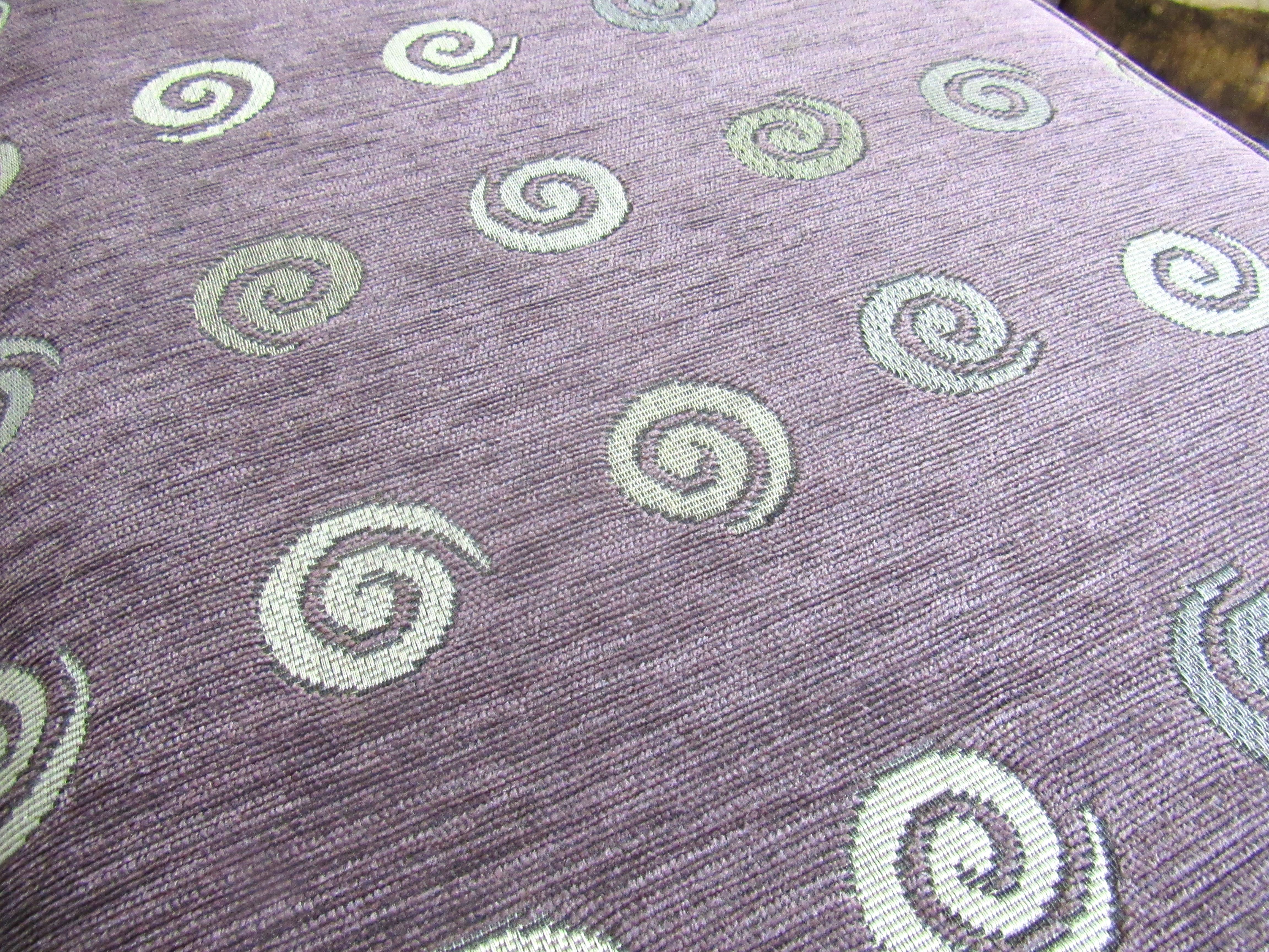 Fabric Mid-Century Modern Cushioned Bench