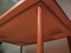 Late 20th Century Modern Custom-Made Oak Table