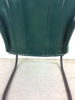 Mid Century Modern Custom Painted Outdoor Chair with Cantilever Base