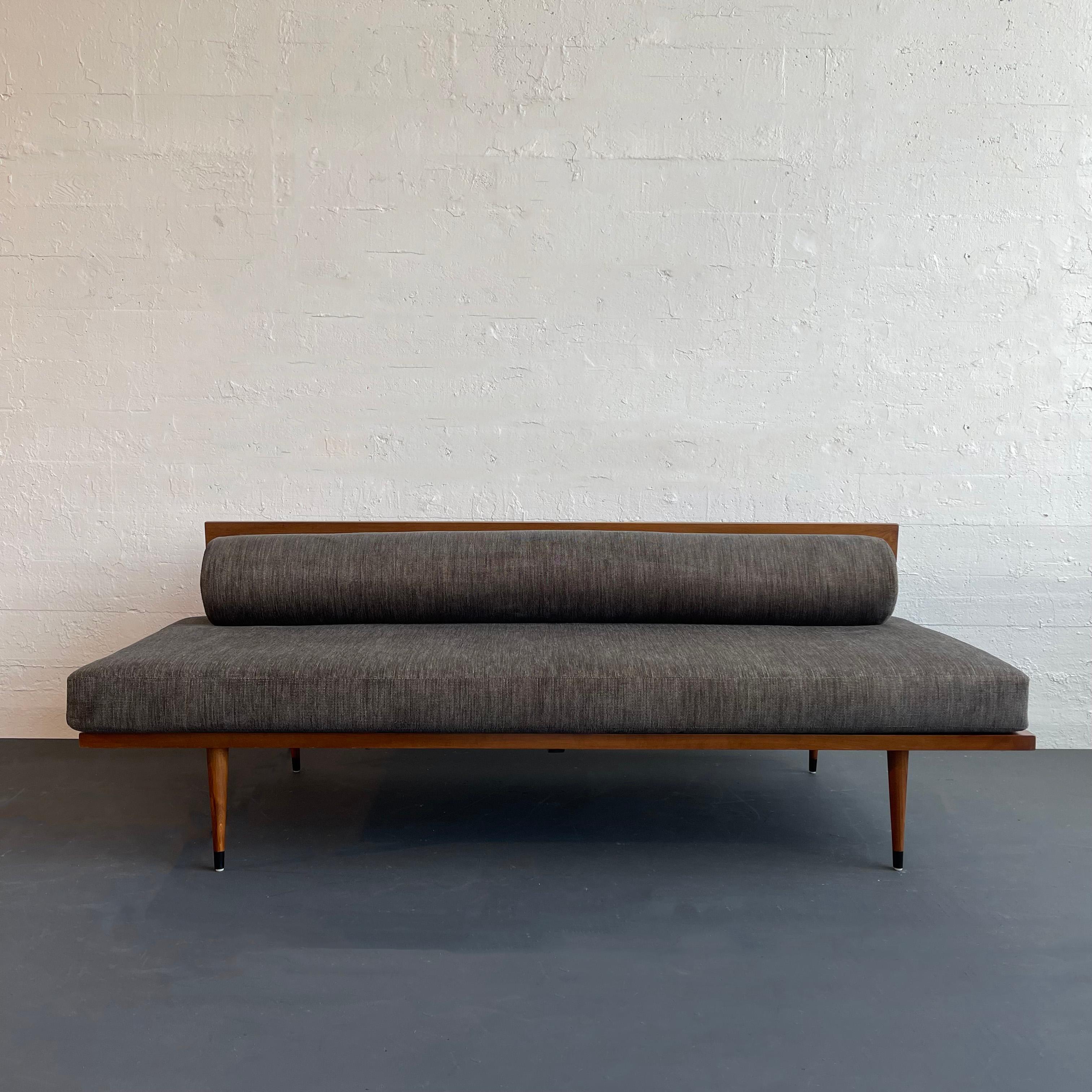 American Mid-Century Modern Custom Upholstered Daybed Sofa
