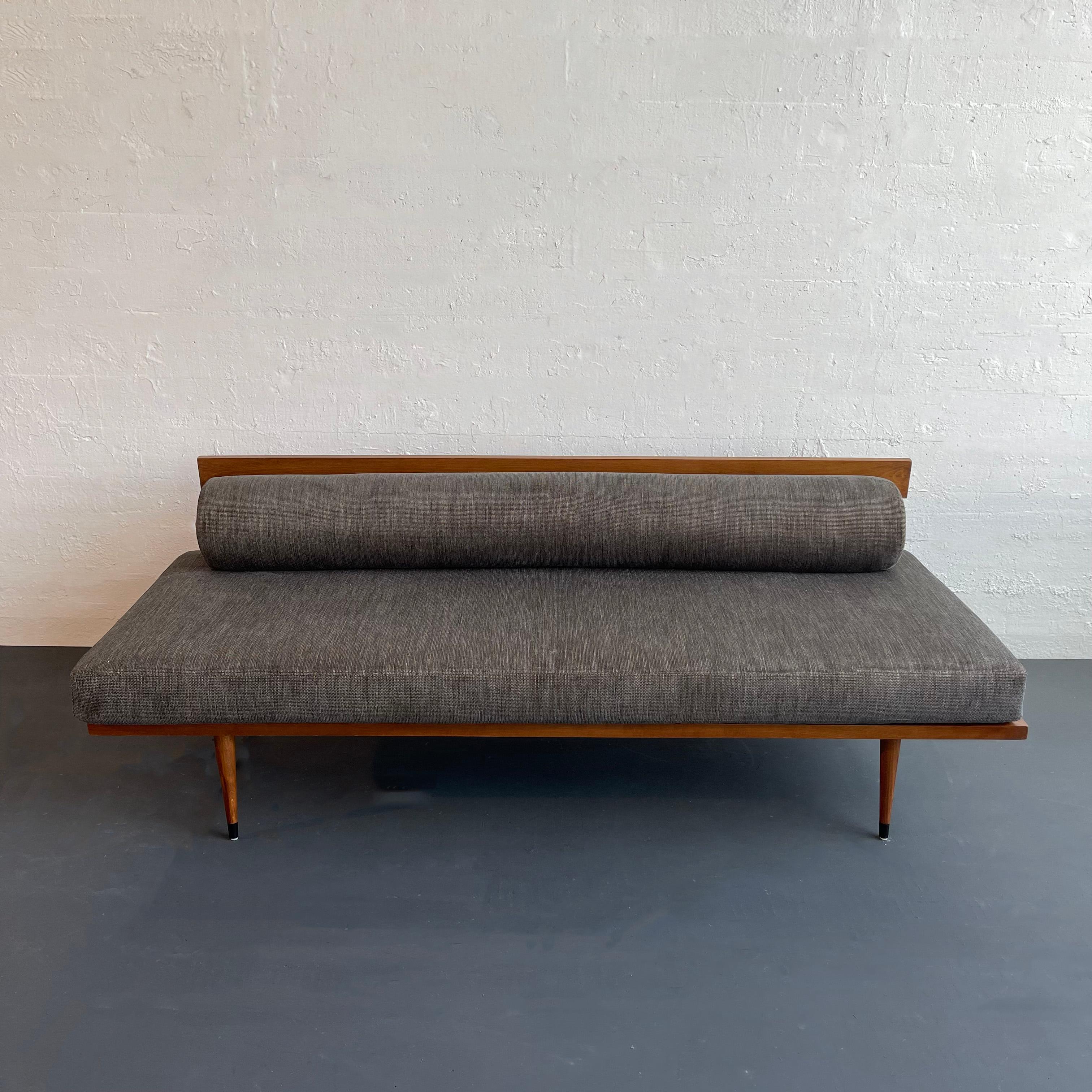20th Century Mid-Century Modern Custom Upholstered Daybed Sofa