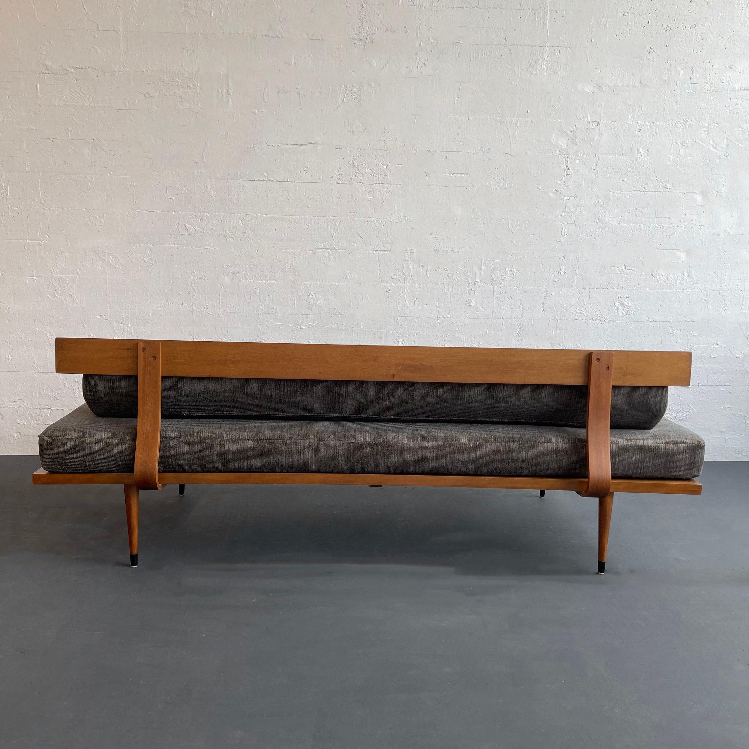 Mid-Century Modern Custom Upholstered Daybed Sofa 2