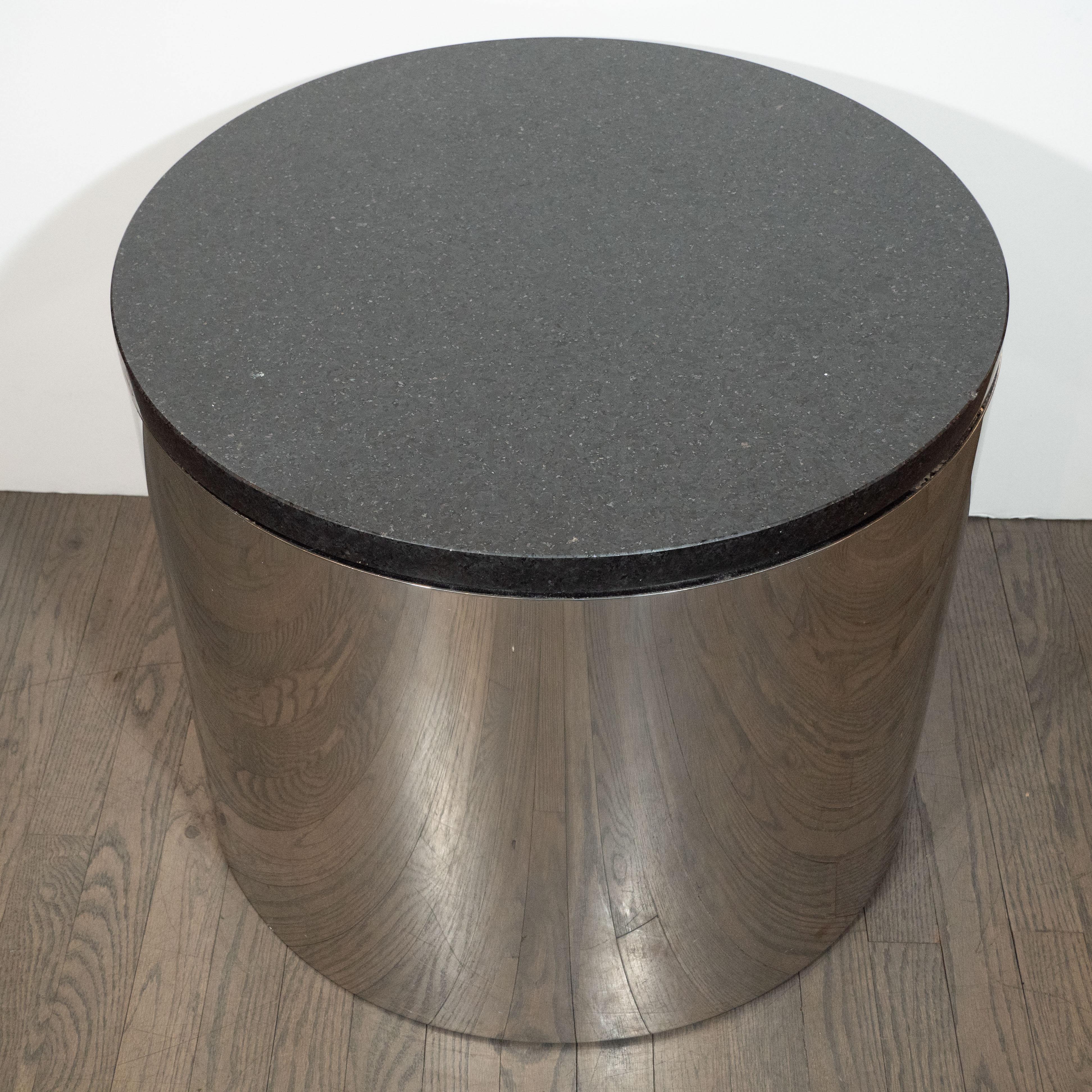 modern drum table