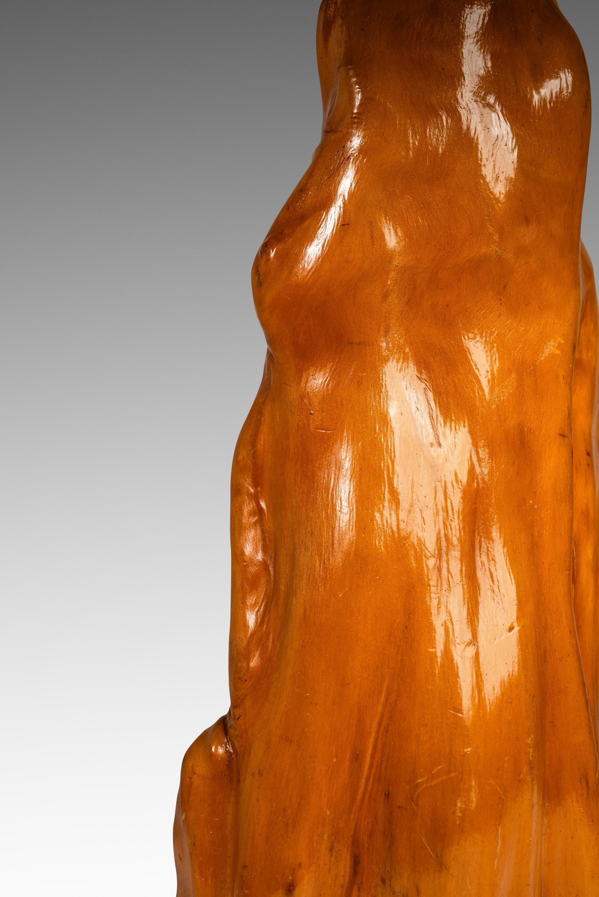 Lampe de table moderne du milieu du siècle dernier en Floride Bald Cypress, États-Unis, vers les années 1960 en vente 4