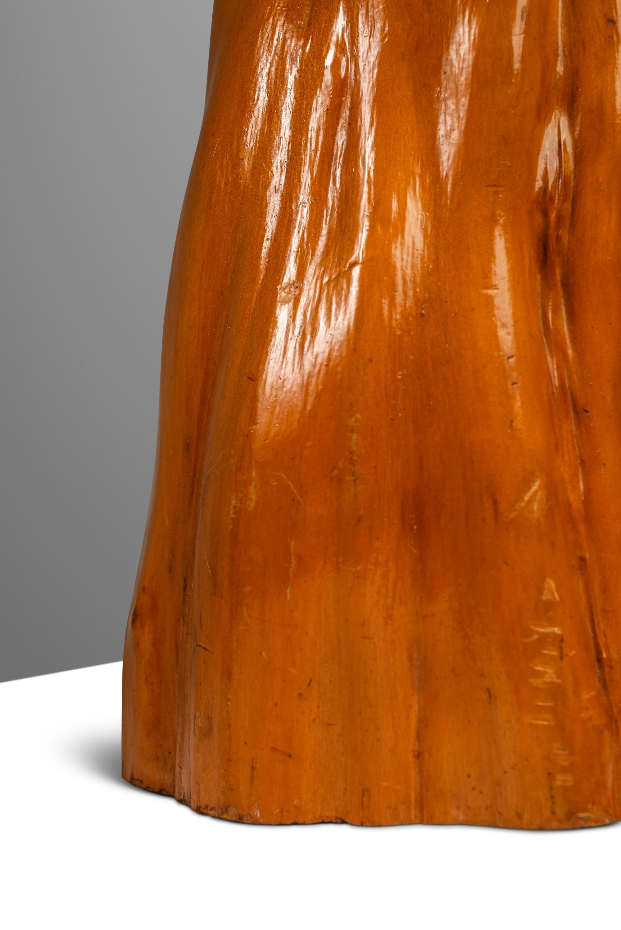 Lampe de table moderne du milieu du siècle dernier en Floride Bald Cypress, États-Unis, vers les années 1960 en vente 5